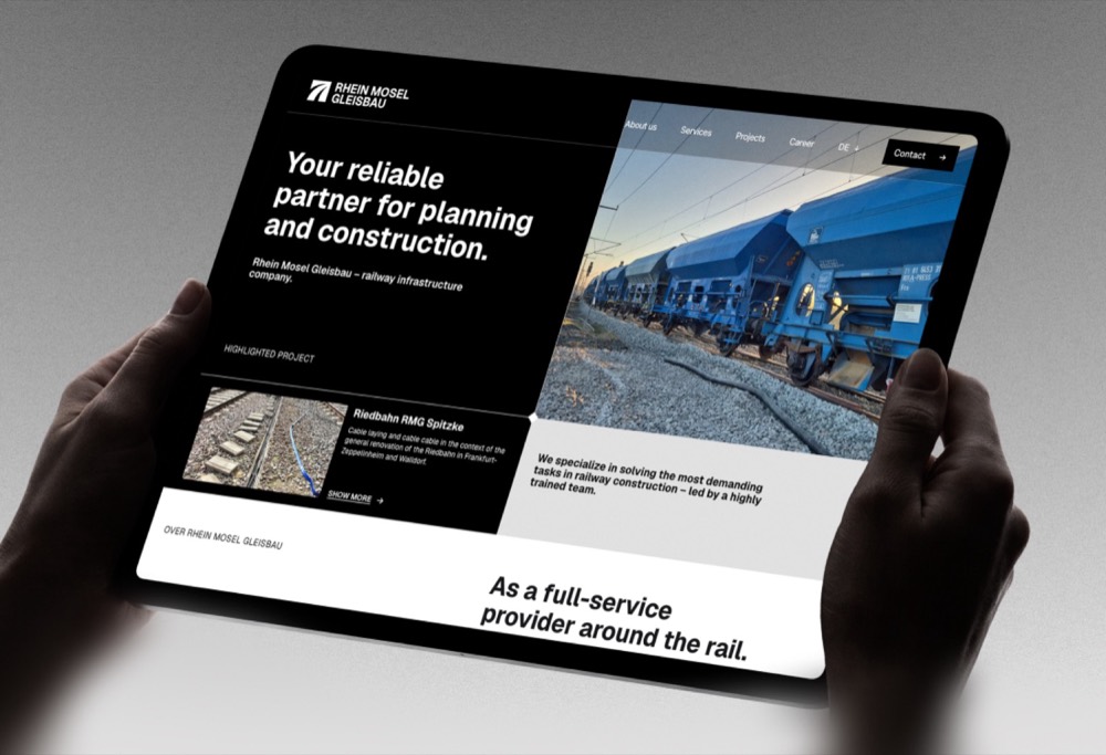 Rhein Mosel Gleisbau — Connected Railway Infrastructure Platform